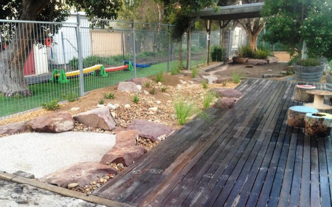 Landscape Kindergarten Stonework